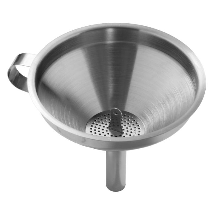 Weis 17409 Imbuto In Acciaio Inox 90 Mm - Lavabile In Lavastoviglie, Resistente Agli Acidi, Per Alimenti