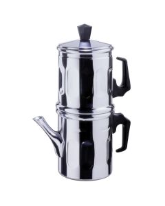 Caffettiera Napoletana Diamante in alluminio tazze 1-2
