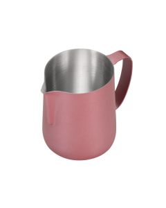 Lattiera per cappuccino Pen Jug in acciaio inox 18/10 con finitura metallizzata rosa tazze 6 cl 60