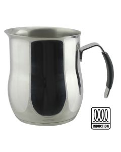 Lattiera Omnia per induzione in acciaio inox 18/10 con manico in silicone e astuccio