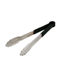 Pinza a servire nera con impugnatura antiscivolo cm 23