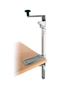 Apriscatole da banco con 2 lame e 2 ruote dentate in ghisa h cm 44