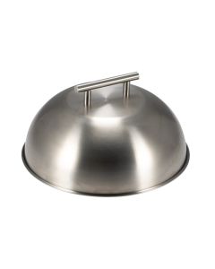 Cupola/cloche per cottura hamburger in acciaio inox 18/10 &Oslash; cm 30
