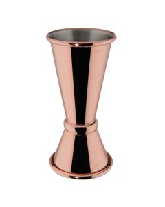 Misurino Jigger doppio Mixage Copper in acciaio inox 18/10 placcato in rame cl 2/4