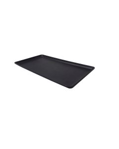 EFAY Vassoio GN 2/8 Baker nero in melamina con piedini cm 32,5x13,2