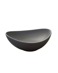 EFAY Swing Ciotola ovale grigia in melamina cm 18x13,4 h cm 6,5