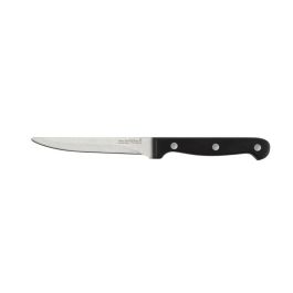 Marietti Set 6 Coltelli Da Bistecca Con Manico Rivettato - Lama In Acciaio Inox, Design Nero Elegante - 3