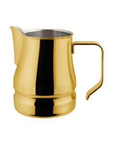 Lattiera per latte art Évolution oro in acciaio inox 18/10 tazze 6