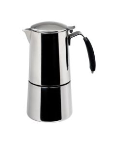 Caffettiera espresso Omnia Express per induzione in acciaio inox 18/10 tazze 2