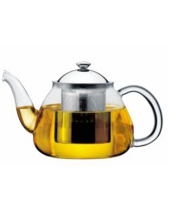 Teiera/Infusiera in vetro borosilicato con filtro in acciaio inox 18/10 ml 600
