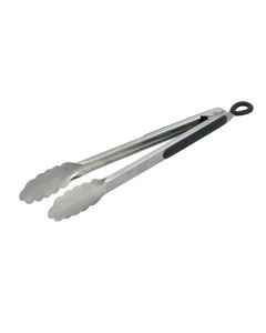 Molla per barbecue in acciaio inox con inserti silicone cm 30