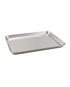Vassoio da vetrina in acciaio inox cm 29x22