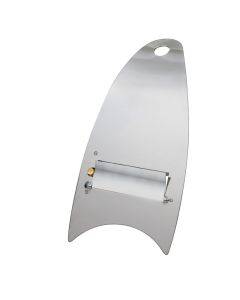 Affettatutto con lama liscia regolabile in acciaio inox