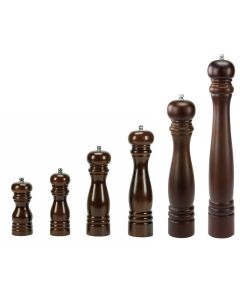 Macinapepe/sale in legno con macina in ceramica h cm 12