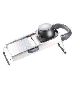Mandolina affettaverdure con 4 lame intercambiabili in acciaio inox cm 40x18