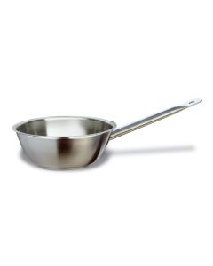 Casseruola bombata per induzione con 1 manico in acciaio inox 18/10 Ø cm 20