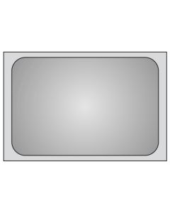 Teglia GN 1/1 in acciaio inox 18/10 h cm 6,5