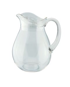 Caraffa Onice trasparente con coperchio in acrilico L 2