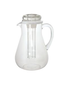 Caraffa Smeralda con coperchio in MS e refrigeratore in policarbonato L 3