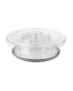 Alzata torta girevole con base antiscivolo in policarbonato Ø cm 33 h cm 7,5
