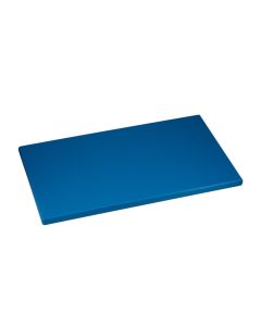 Tagliere GN 1/1 blu in HDPE con spigoli e bordi raccordati