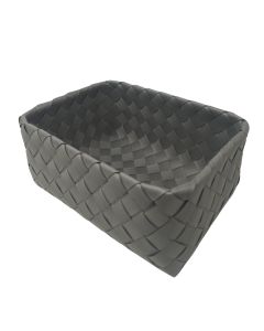 Cestino da buffet grigio con bordo rinforzato cm 35x25 h 14
