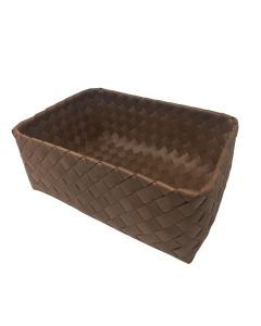 Cestino da buffet marrone con bordo rinforzato cm 35x25 h 14