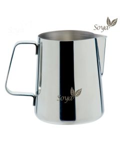 Lattiera cappuccino Easy con logo Soya in acciaio inox 18/8 tazze 6