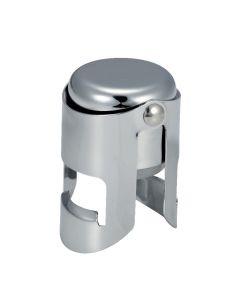 Tappo champagne stopper in acciaio cromato e TPE mm Ø 40 H 55
