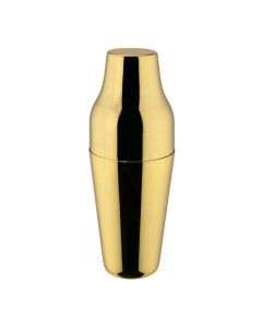 Shaker Parisienne Mixage Gold in acciaio inox 18/10 con finitura color oro cl 60