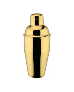 Cocktail Shaker Mixage Gold in acciaio inox 18/10 con finitura color oro cl 50