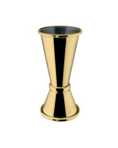 Misurino Jigger doppio Mixage Gold in acciaio inox 18/10 placcato in rame cl 2/4