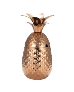 Coppa ananas in acciaio inox 18/10 con rivestimento PVD rame ml 550