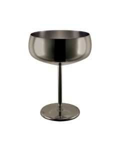 Coppa cocktail nera in acciaio inox 18/10 rivestita in PVD cl 40