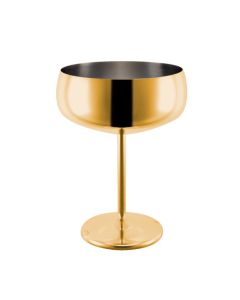 Coppa cocktail oro in acciaio inox 18/10 rivestita in PVD cl 40
