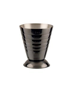 Misurino graduato nero in acciaio inox rivestivo in PVD ml 75