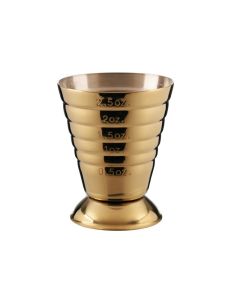 Misurino graduato oro in acciaio inox rivestivo in PVD ml 75
