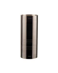 Misurino cilindrico doppio nero in acciaio inox 18/10 rivestito in PVD ml 30/60