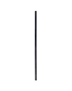 Set 6 cannucce diritte con scovolino in acciaio inox 18/10 rivestito in PVD nero cm 21,5