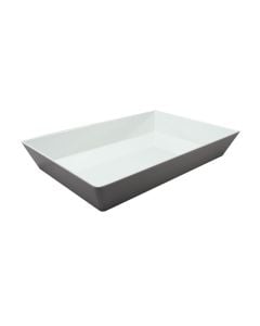 EFAY Vaschetta rettangolare avorio Velocity in melamina cm 45x30 h cm 7