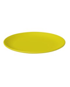 EFAY Gobi piatto piano giallo in melamina Ø 230 h 20 mm