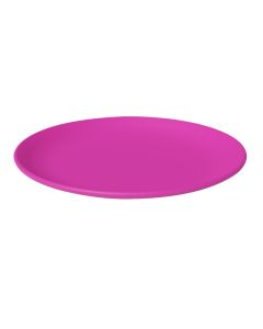EFAY Gobi piatto piano rosa in melamina Ø 230 h 20 mm