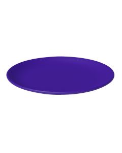 EFAY Gobi piatto piano blu in melamina Ø 230 h 20 mm