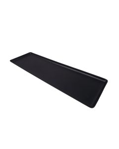 EFAY Vassoio GN 2/4 Baker nero in melamina con piedini cm 53x16,2