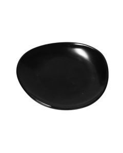 EFAY Piattino nero Le Petit Flow in melamina Ø cm 10