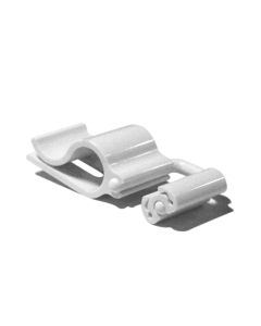 EFAY Clip porta targhetta avorio in policarbonato cm 6,5x3,5