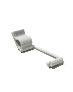EFAY Clip porta targhetta avorio in policarbonato cm 13x3,5