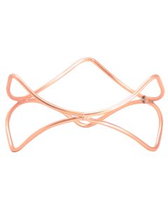 EFAY Stand antiscivolo universale rame Dance in acciaio rivestito in PVC cm 21,5 h cm 10