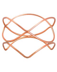 EFAY Stand antiscivolo universale rame Dance in acciaio rivestito in PVC cm 21,5 h cm 15