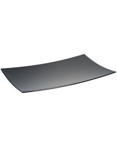 EFAY Piatto GN 1/1 curvo nero Luna in melamina cm 53x32,5